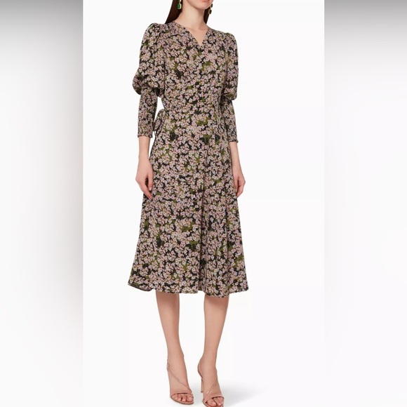 Never Fully Dressed Floral Wrap Dress Size 8 - Picture 1 of 10